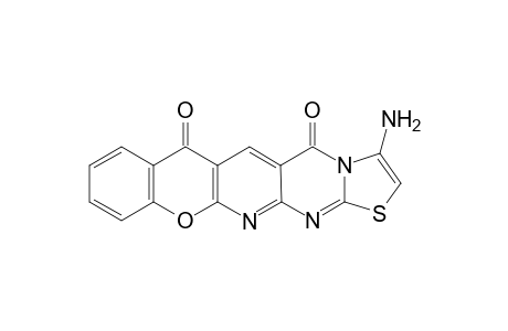 3-Aminochromeno[2'',3'':6',5']pyrido[2',3'-d][1,3]thiazolo [3,2-a]pyrimidine-5,7-(5H,7H)-dione