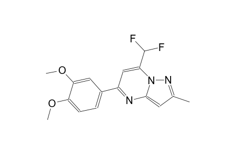 7-(difluoromethyl)-5-(3,4-dimethoxyphenyl)-2-methylpyrazolo[1,5-a]pyrimidine