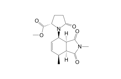 (S)-Methyl-1-((3aS,4R,7S,7aS)-2,7-dimethyl-1,3-dioxo-2,3,3a,4,7,7a-hexahydro-1H-isoindol-4-yl)-5-oxopyrrolidine-2-carboxylate