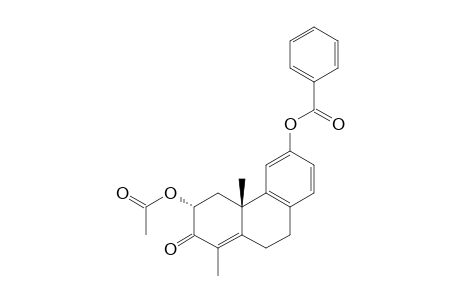 12-Benzoyloxy-3-oxo-19-norpodocarpa-4,8,11,13-tetraen-2.alpha.-yl Acetate