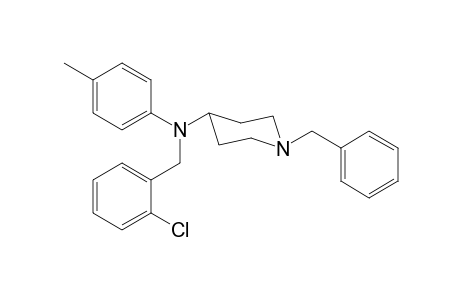 1-Benzyl-N-(2-chlorobenzyl)-N-(4-methylphenyl)piperidin-4-amine