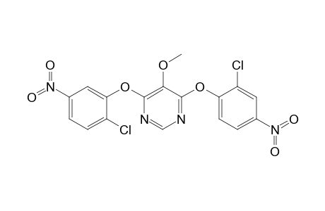 4,6-BIS-(2-CHLORO-2-NITROPHENOXY)-5-METHOXY-PYRIMIDINE