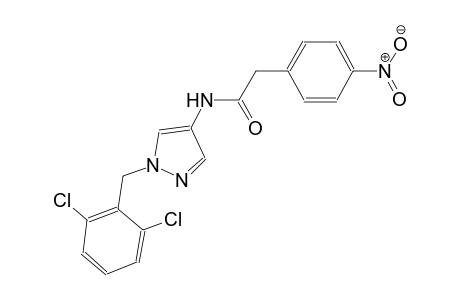 N-[1-(2,6-dichlorobenzyl)-1H-pyrazol-4-yl]-2-(4-nitrophenyl)acetamide