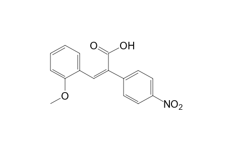 trans-3-(o-Methoxyphenyl)-2-(p-nitrophenyl)acrylic acid