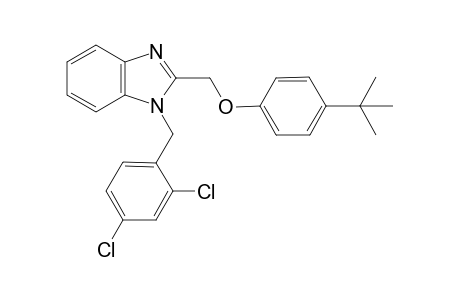 1H-1,3-Benzimidazole, 1-[(2,4-dichlorophenyl)methyl]-2-[[4-(1,1-dimethylethyl)phenoxy]methyl]-