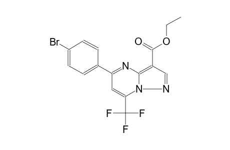 ethyl 5-(4-bromophenyl)-7-(trifluoromethyl)pyrazolo[1,5-a]pyrimidine-3-carboxylate