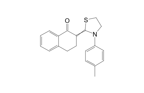 2-(3-p-tolylthiazolidin-2-ylidene)-3,4-dihydronaphthalen-1(2H)-one