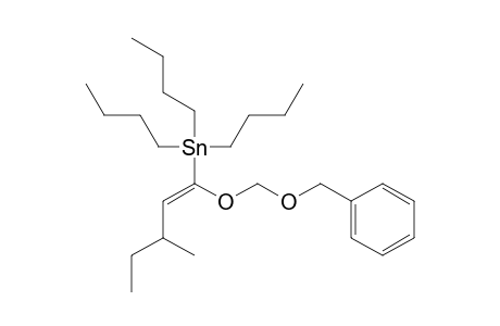 (E)-1-Benzyloxymethoxy-3-methyl-1-tributylstannyl-1-pentene