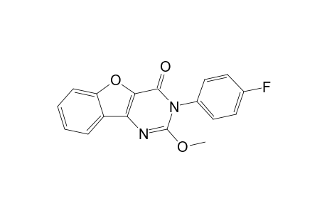 2-Methoxy-3-(4-fluoro-phenyl)-benzofuro[3,2-d]pyrimidin-4(3H)-one