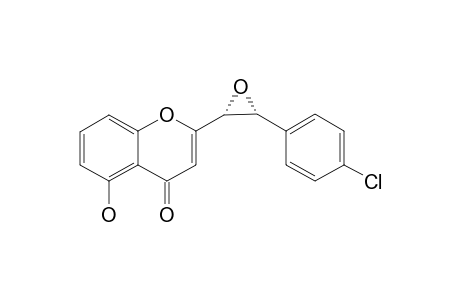 4'-CHLORO-ALPHA,BETA-EPOXY-5-HYDROXY-2-STYRYLCHROMONE