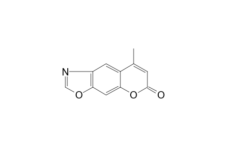 6H-Chromeno[6,7-d]oxazol-6-one, 8-methyl-