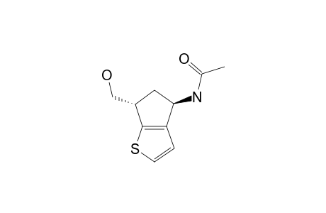 (+/-)-TRANS-N-[(6-HYDROXYMETHYL)-5,6-DIHYDRO-4H-CYCLOPENTA-[B]-THIEN-4-YL]-ACETAMIDE