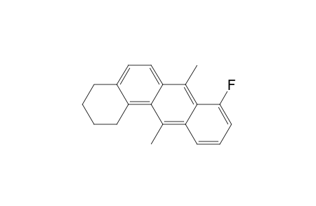 1,2,3,4-Tetrahydro-7,12-dimethyl-8-fluorobenz(a)anthracene