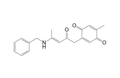 5-Methyl-2-[4'-(N-benzylamino)-2'-oxo-3'-pentenyl]-2,5-cyclohexadiene-1,4-dione