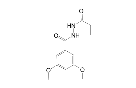 3,5-Dimethoxy-N'-(1-oxopropyl)benzohydrazide