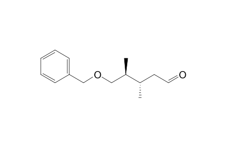 (+)-(3S,4S)-5-(Benzyloxy)-3,4-dimethylpentanal