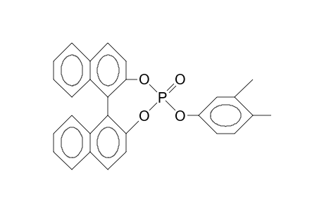 4-(3,4-Dimethyl-phenoxy)-dinaphtho(2,1-D:1',2'-F)(1,3,2)dioxaphosphepin 4-oxide