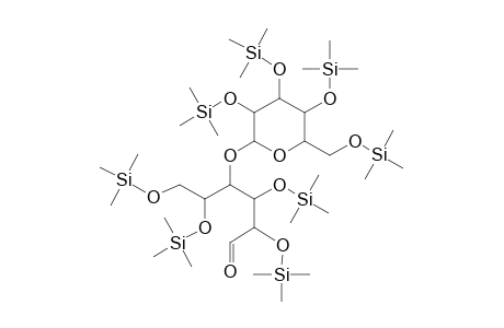 D-Glucose, 4-O-[2,3,4,6-tetrakis-O-(trimethylsilyl)-.beta.-D-galactopyranosyl]-2,3,5,6-tetrakis-O-(trimethylsilyl)-