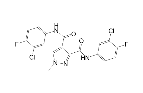 1H-pyrazole-3,4-dicarboxamide, N~3~,N~4~-bis(3-chloro-4-fluorophenyl)-1-methyl-