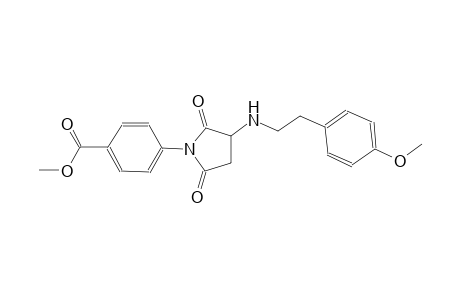 benzoic acid, 4-[3-[[2-(4-methoxyphenyl)ethyl]amino]-2,5-dioxo-1-pyrrolidinyl]-, methyl ester