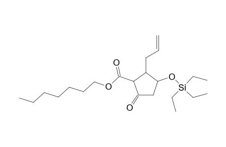 5-Oxo-3-[(triethylsilyl)oxy]-2-(1-propen-3-yl)-1-cyclopentaneheptanoate