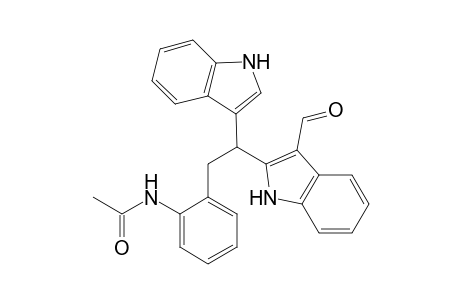 Acetamide, N-[2-[2-(3-formyl-1H-indol-2-yl)-2-(1H-indol-3-yl)ethyl]phenyl]-