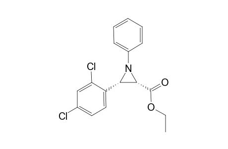 2-(2,4-Dichlorophenyl)-3-ethoxycarbonyl-1-phenylaziridine
