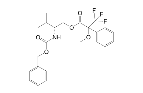 2-Methyl-3-(R)-(benzyloxycarbonylamido)-4-[(2-methoxy-2-trifluoromethyl-2-phenyl)acetoxy]butane