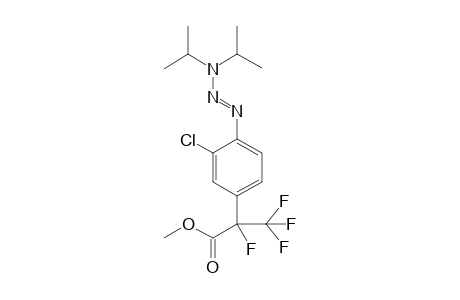 (E)-Methyl 2-(3-chloro-4-(3,3-diisopropyltriaz-1-en-1-yl)phenyl)-2,3,3,3-tetrafluoropropanoate