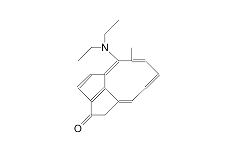 5-Diethylamino-6-methyl-2-oxo-1,2-dihydro-cyclonona(cd)pentalene