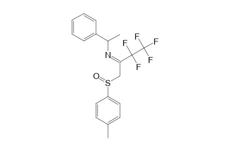 [R,R(S)]-2-(Z)-(N-1-PHENYLETHYLIMINO)-4,4,4,3,3-PENTAFLUOROBUTYL-1-PARA-TOLYLSULFOXIDE