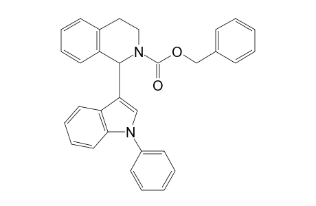 Phenylmethyl 1-(1-phenyl-1H-indol-3-yl)-3,4-dihydroisoquinoline-2(1H)-carboxylate