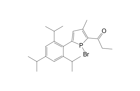 1-[1-bromanyl-3-methyl-5-[2,4,6-tri(propan-2-yl)phenyl]phosphol-2-yl]propan-1-one