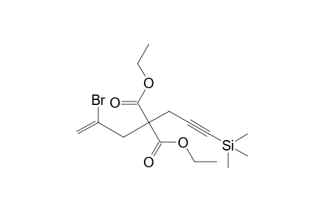 Diethyl 2-bromoprop-2-enyl-(3'-trimethylsilylprop-2'-ynyl)malonate