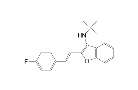 (E)-N-tert-Butyl-2-(4-fluorostyryl)benzofuran-3-amine