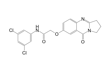 acetamide, N-(3,5-dichlorophenyl)-2-[(1,2,3,9-tetrahydro-9-oxopyrrolo[2,1-b]quinazolin-7-yl)oxy]-