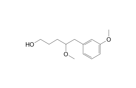 4-Methoxy-5-(3-methoxyphenyl)pentan-1-ol