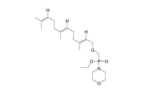 4-[ethoxy-[[(2E,6E)-3,7,11-trimethyldodeca-2,6,10-trienoxy]methyl]phosphoryl]morpholine
