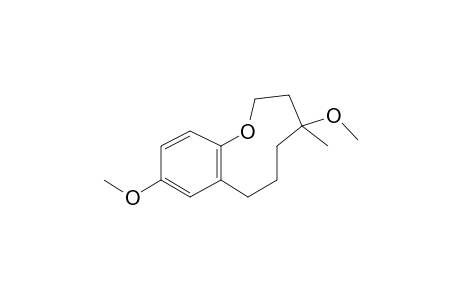 4,9-Dimethoxy-4-methyl-2,3,4,5,6,7-hexahydrobenzo[B]oxonine