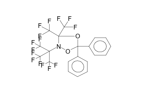 2-PERFLUORO-TERT-BUTYL-3,3-BIS(TRIFLUOROMETHYL)-5,5-DIPHENYL-1,4,2-DIOXAZOLIDINE