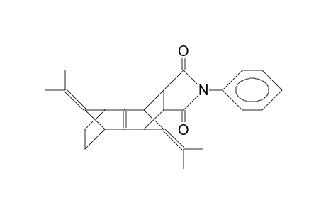 14,15-Bis(isopropylidene)-6-phenyl-6-aza-5,7-dioxa-anti-pentacyclo(9.2.1.1/3,9/.0/2,10/.0/4,8/)pentadec-2(10)-ene