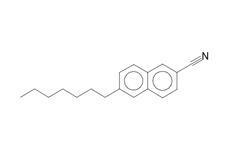 2-Naphthalenecarbonitrile, 6-heptyl-