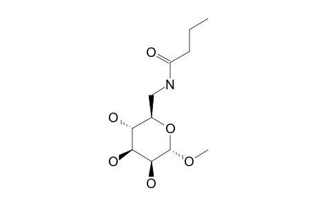 N-[[(2R,3S,4S,5S,6S)-3,4,5-trihydroxy-6-methoxy-tetrahydropyran-2-yl]methyl]butyramide