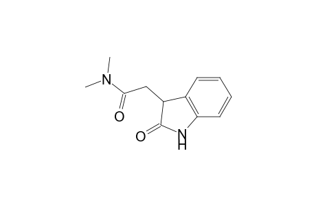2-(2-ketoindolin-3-yl)-N,N-dimethyl-acetamide