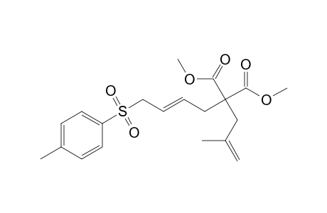 4,4-Dicarbomethoxyl-2-methyl-8-p-toluenesulfonylocta-1,6-diene