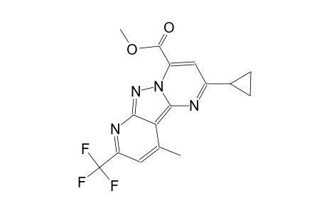 pyrido[2',3':3,4]pyrazolo[1,5-a]pyrimidine-4-carboxylic acid, 2-cyclopropyl-10-methyl-8-(trifluoromethyl)-, methyl ester
