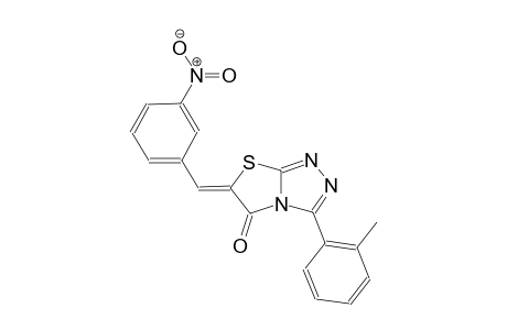 (6Z)-3-(2-methylphenyl)-6-(3-nitrobenzylidene)[1,3]thiazolo[2,3-c][1,2,4]triazol-5(6H)-one