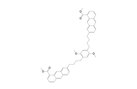 1,5-bis[4-(8'-Methoxycarbonyl-2'-anthryl)butyl]2,5-dimethoxybenzene