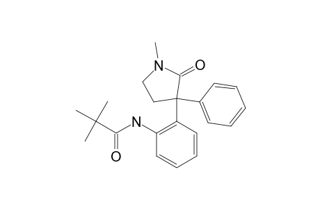 1-METHYL-3-PHENYL-3-(2-PIVALOYL-AMIDOPHENYL)-2-PYRROLIDINONE