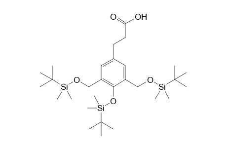 3-{[4'-(t-Butyldimethylsilyl)oxy]-3',5'-bis[(t-butyldimethylsilyl)oxymethyl]phenyl}-propionic Acid